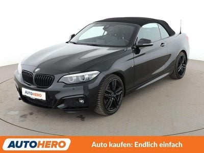 Gebraucht BMW 220 M Sport 190 PS (139 kW) 2019 Schwarz Cabrio