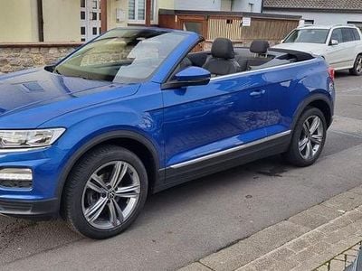 Gebraucht VW T-Roc Cabriolet Style 110 PS (80 kW) 2021 Blau Cabrio