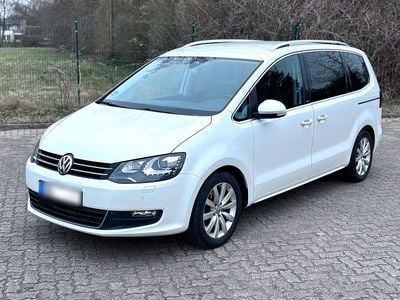Gebraucht VW Sharan Allstar 150 PS (110 kW) 2016 Weiß Van / Kleinbus
