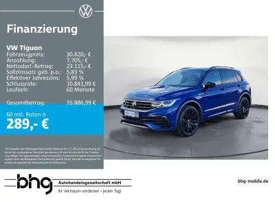 Gebraucht VW Tiguan R-line 190 PS (139 kW) 2023 Blau SUV