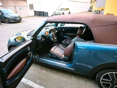 Usata Mini Cooper S Cabriolet 174 CV (127 kW) 2009 Blu Cabrio