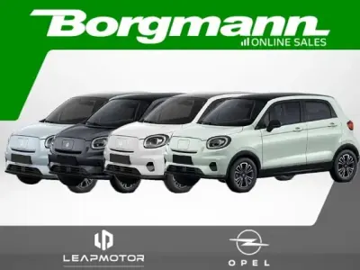 Ny Leapmotor T03 69 kW (95 HK) 2025 Grön Halvkombi