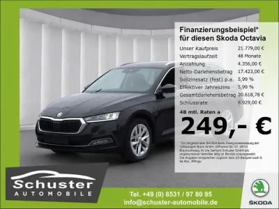 Używany Skoda Octavia Style 150 KM (110 kW) 2021 Czarny Kombi