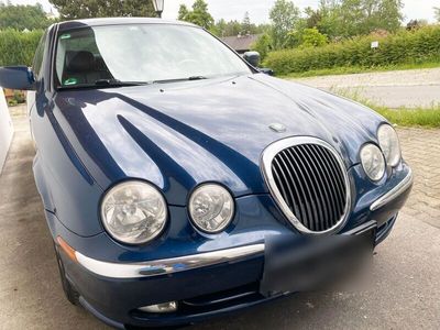 gebraucht Jaguar S-Type (X200) 3.0i mit V6 - Blau met. Bj. 2000 – 133566 km