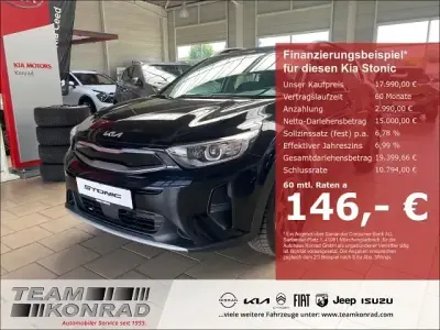 Gebraucht Kia Stonic Vision 84 PS (61 kW) 2024 Schwarz SUV