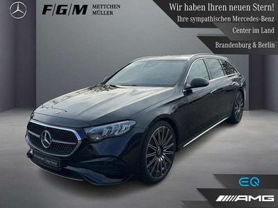 Gebraucht Mercedes E200 Advanced 204 PS (150 kW) 2024 Metalliclack obsidianschwarz m Kombi