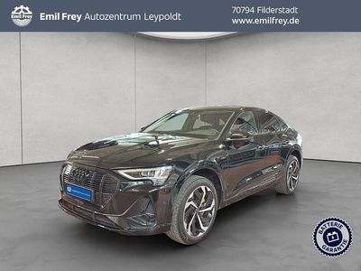 Gebraucht Audi e-tron Sportback S-Line 300 kW (408 PS) 2022 Mythosschwarz metallic SUV