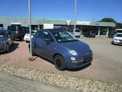 Gebraucht Fiat 500 Lounge 69 PS (50 kW) 2012 Blau Cabrio