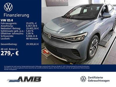 Gebraucht VW ID.4 Pro 150 kW (204 PS) 2022 Stonewashed blue metallic/schw SUV