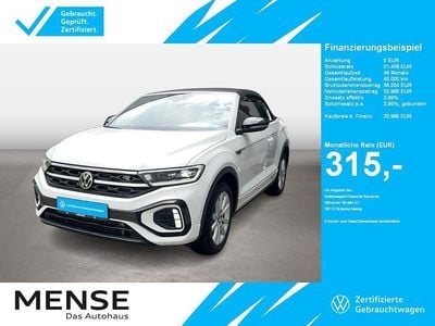 Second-hand VW T-Roc Cabriolet R-line 150 CP (110 kW) 2025 Alb Cabrio