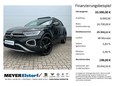 Nowe VW T-Roc Cabriolet Style 150 KM (110 kW) 2025 Czarny SUV