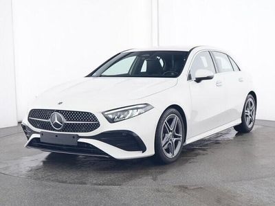 Gebraucht Mercedes A180 AMG line Plus 136 PS (100 kW) 2024 Unilack polarweiß Limousine