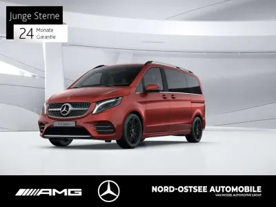 Gebraucht Mercedes V300 Avantgarde Edition 237 PS (174 kW) 2022 Hyazinthrot metallic Van / Kleinbus