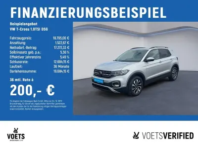 Gebraucht VW T-Cross Active 110 PS (80 kW) 2022 Silber SUV