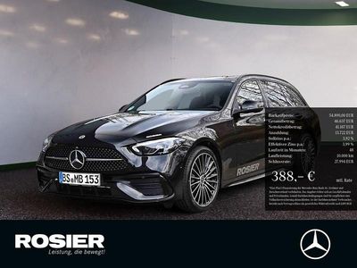 Schwarz Gebraucht 2025 Mercedes C220 AMG line Kombi | 54.890 €