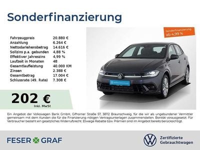 Rauchgrau metallic Gebraucht 2024 VW Polo R-line Limousine | 20.880 € (Guter Preis)
