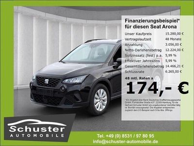 Gebraucht Seat Arona Style 95 PS (69 kW) 2023 Schwarz SUV