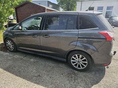 Gebraucht Ford Grand C-Max Titanium 125 PS (91 kW) 2016 Grau Van / Kleinbus