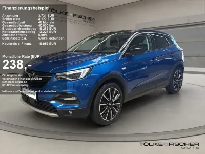 Gebraucht Opel Grandland X Ultimate 224 PS (164 kW) 2021 Topas blau (metallic) SUV