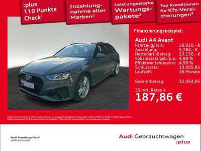 Second-hand Audi A4 S-Line 150 CP (110 kW) 2023 Gri Break