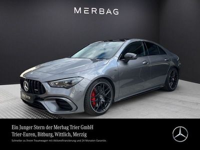 Gebraucht Mercedes CLA45 AMG AMG 421 PS (309 kW) 2023 Metalliclack mountaingrau Coupé