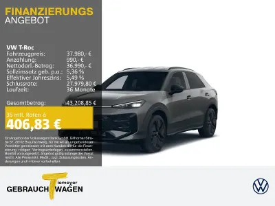 Neu VW T-Roc R-line 150 PS (110 kW) 2026 Grau SUV