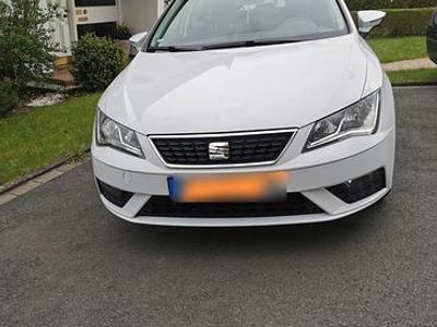 Usata Seat Leon 110 CV (80 kW) 2017 Bianco Berlina