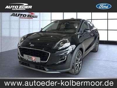 Gebraucht Ford Puma Titanium 125 PS (91 kW) 2022 Obsidian schwarz (metallic) SUV