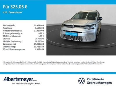 Second-hand VW Caddy Maxi Life 122 CP (89 kW) 2023 Argintiu Monovolum