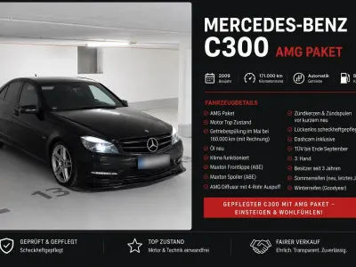 Gebraucht Mercedes C300 AMG 231 PS (169 kW) 2009 Schwarz Limousine
