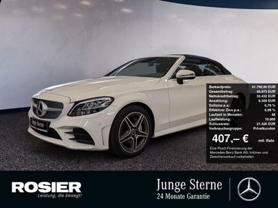 gebraucht Mercedes C220 d Cabrio AMG Sport