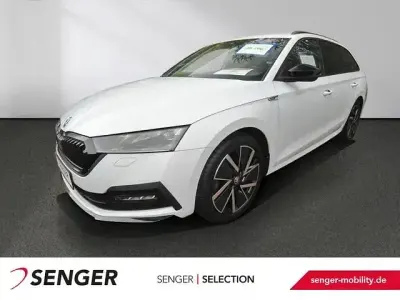 Brugt Skoda Octavia SportLine 150 HK (110 kW) 2023 Hvid Stationcar