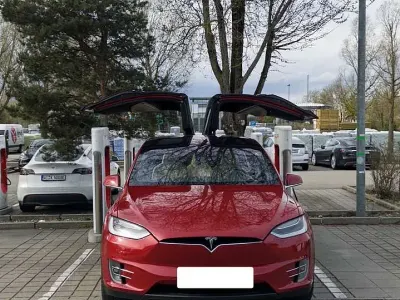 Occasion Tesla Model X 450 kW (612 PK) 2016 Rood SUV