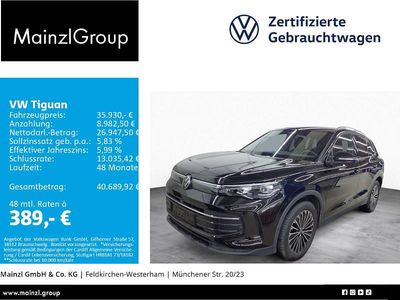 Usata VW Tiguan Goal 150 CV (110 kW) 2025 Nero SUV