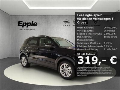 Neu VW T-Cross Life 116 PS (85 kW) 2025 Schwarz SUV