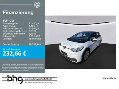 Brugt VW ID.3 Pro Performance 150 kW (204 HK) 2023 Hvid Hatchback