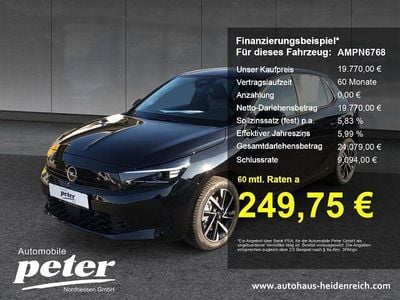 Neu Opel Corsa Edition 110 PS (80 kW) 2025 Met. karbon schwarz Kleinwagen