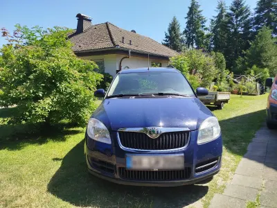 Gebraucht Skoda Roomster 80 PS (58 kW) 2009 Blau Van / Kleinbus