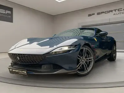 Second-hand Ferrari Roma 620 CP (456 kW) 2021 Albastru Coupe