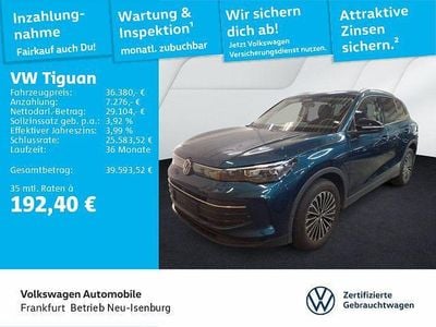 Gebraucht VW Tiguan Goal 150 PS (110 kW) 2025 Blau SUV