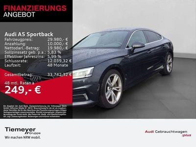 Gebraucht Audi A5 Sportback Sport 252 PS (185 kW) 2017 Grau Kleinwagen