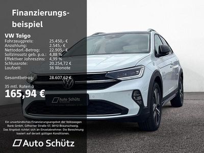 Gebraucht VW Taigo Style 116 PS (85 kW) 2025 Weiß SUV