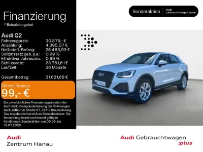 Gebraucht Audi Q2 Advanced Plus 150 PS (110 kW) 2025 Gletscherweiß metallic SUV