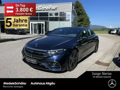 Gebraucht Mercedes EQS450+ AMG Line Premium Plus 244 kW (333 PS) 2024 Lack nautikblau Limousine