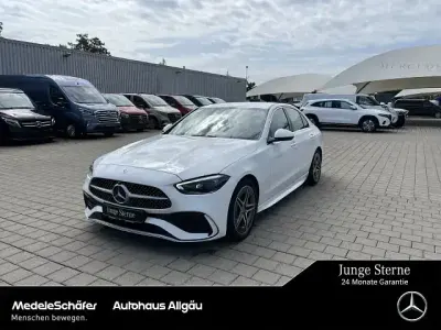 Gebraucht Mercedes C220 Premium 197 PS (144 kW) 2023 Polarweiß uni Limousine