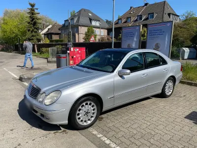 Brugt Mercedes E280 177 HK (130 kW) 2004 Sølv Sedan