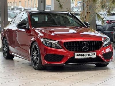 Usata Mercedes C250 AMG line 211 CV (155 kW) 2018 Rosso Berlina