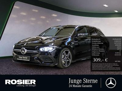 Gebraucht Mercedes CLA35 AMG AMG 306 PS (225 kW) 2021 Schwarz / nachtschwarz Kombi