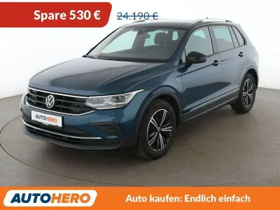 Gebraucht VW Tiguan United 150 PS (110 kW) 2021 Blau SUV