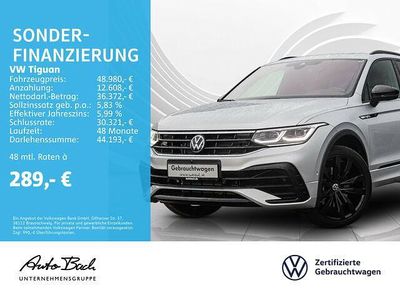 Gebraucht VW Tiguan R-line 200 PS (147 kW) 2024 Silber (reflexsilber metallic) SUV